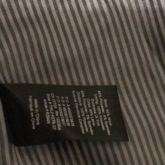 Aritzia Sunday Best Blazer- Gray Black- Size 8 - Picture 7 of 7